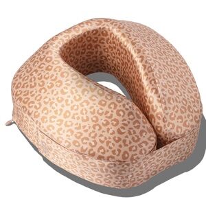 Slip Silk Neck Pillow - Leopard